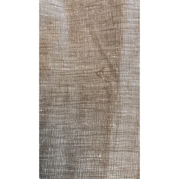 Eileen Fisher Lagenlook Linen Silk Mandarin Collar Tunic Shirt Womens Large - Picture 9 of 9